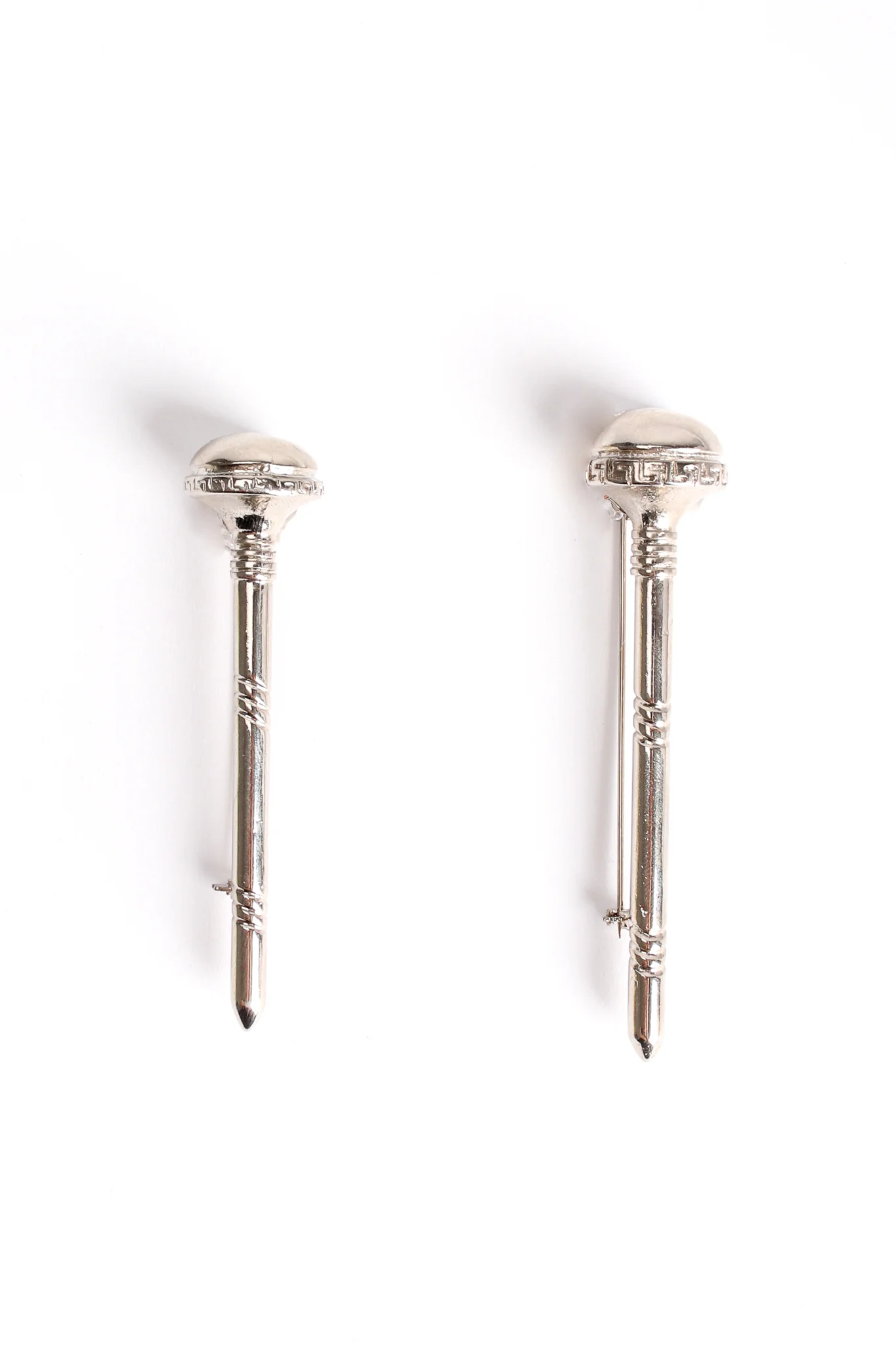Large Silver Screw Pin - Image 2