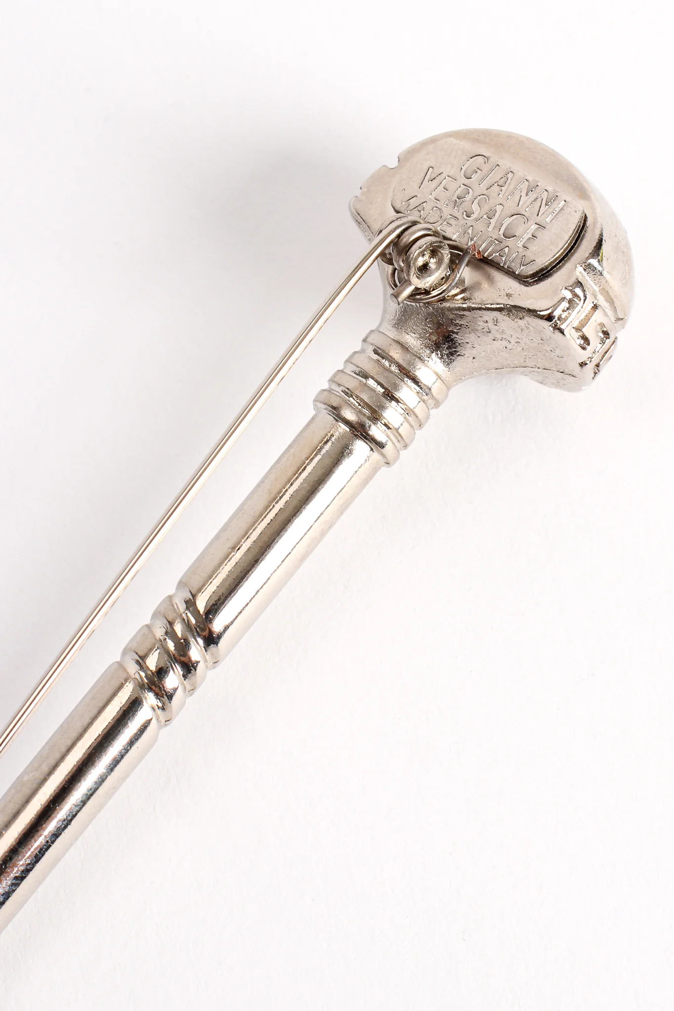 Large Silver Screw Pin - Image 7