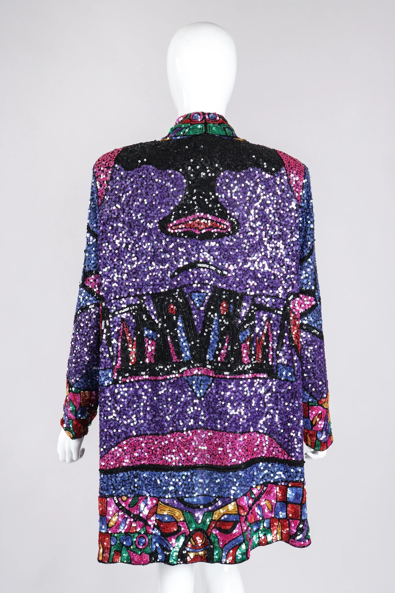 Stained Glass Sequin Jacket - Image 6