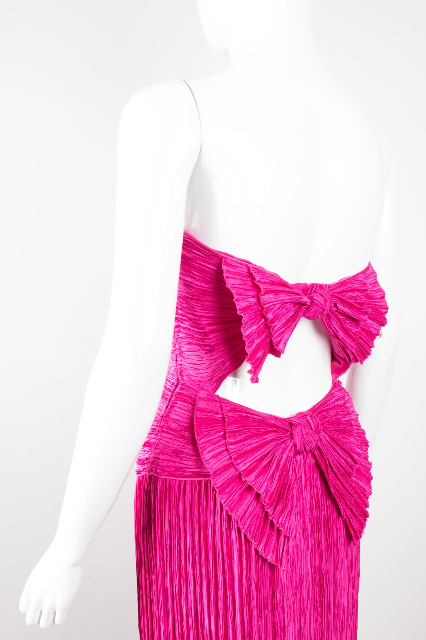 Strapless Bow Back Gown - Image 9