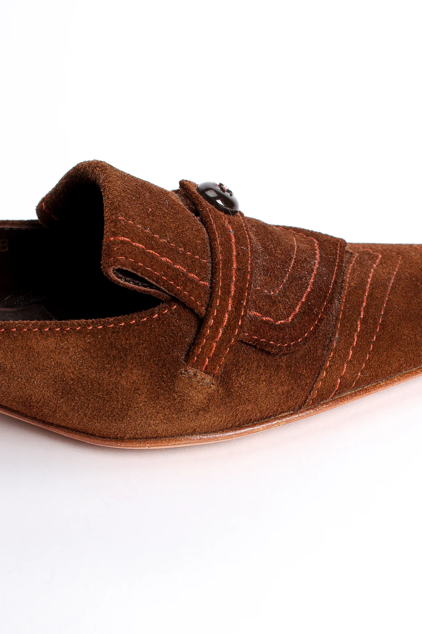 Suede Loafer Mules - Image 10