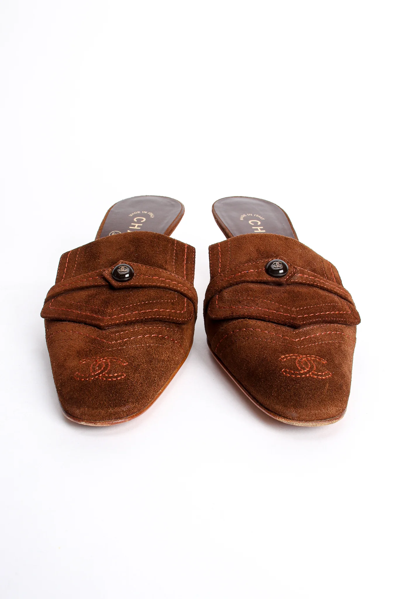 Suede Loafer Mules - Image 7