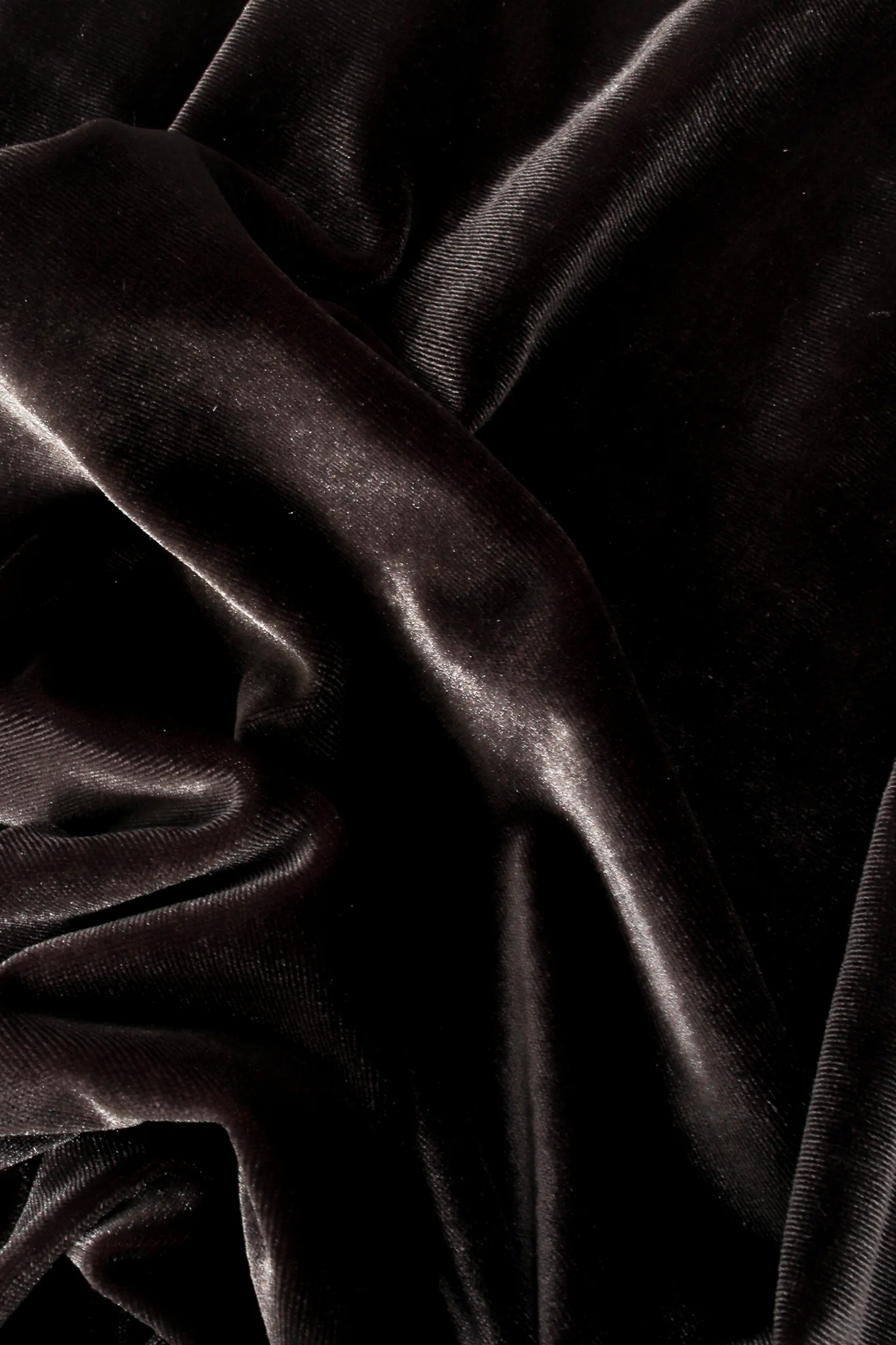 Velvet Mock Neck Cowl Back Dress - Image 7