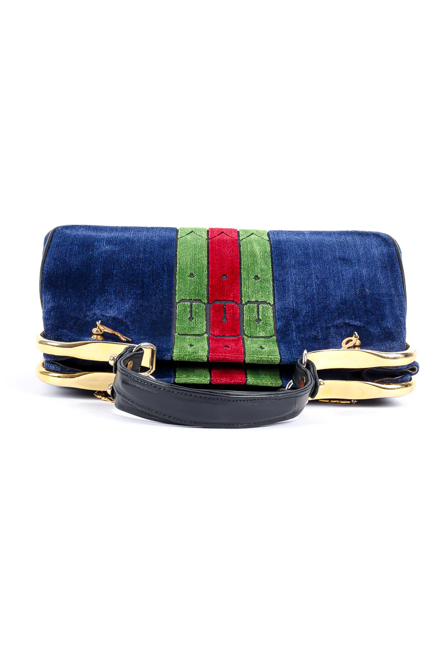 Velvet Stripe Frame Bag - Image 5