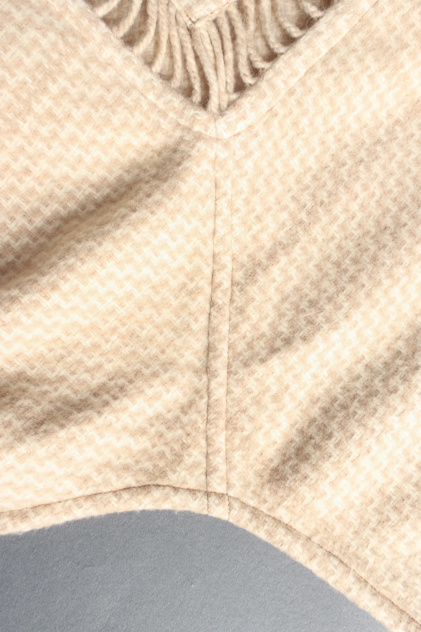Wool Poncho Cape - Image 10